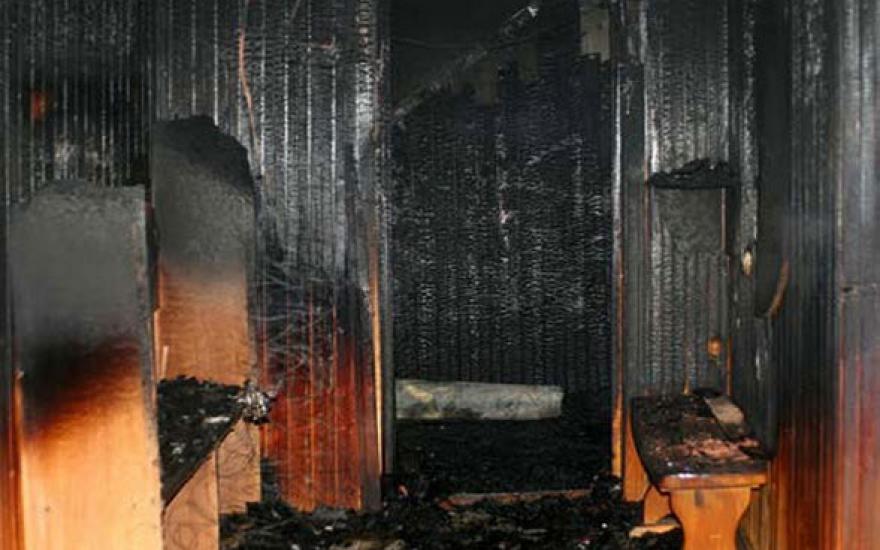 Сауну в Кургане тушили 4 пожарных расчета