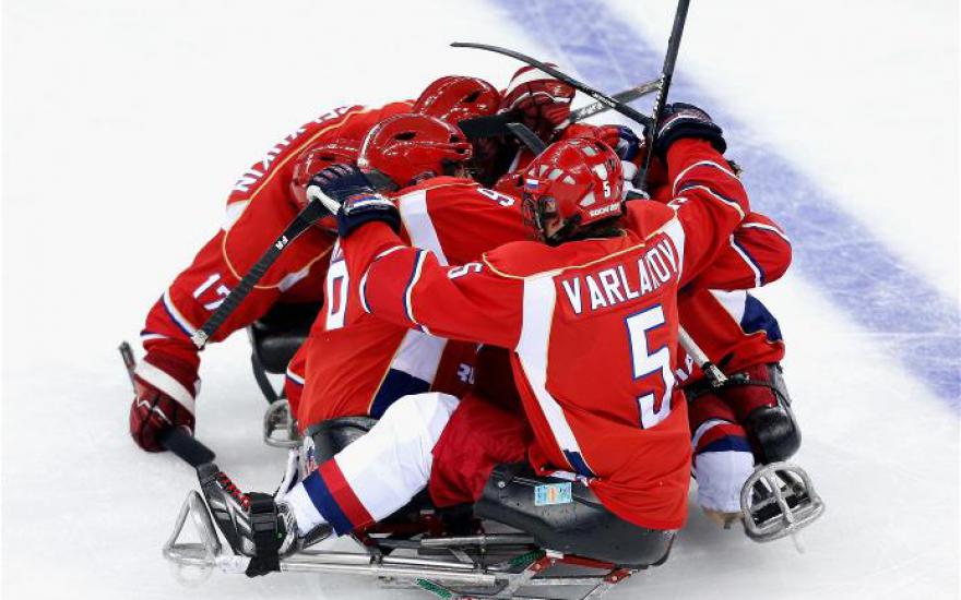 Российские слэдж-хоккеисты вышли в финал паралимпийского турнира
