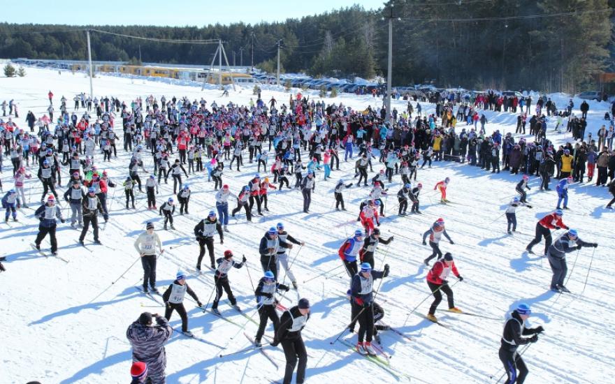 Дистанцию в 10 километров на «Лыжне России» выиграли представители КГСХА