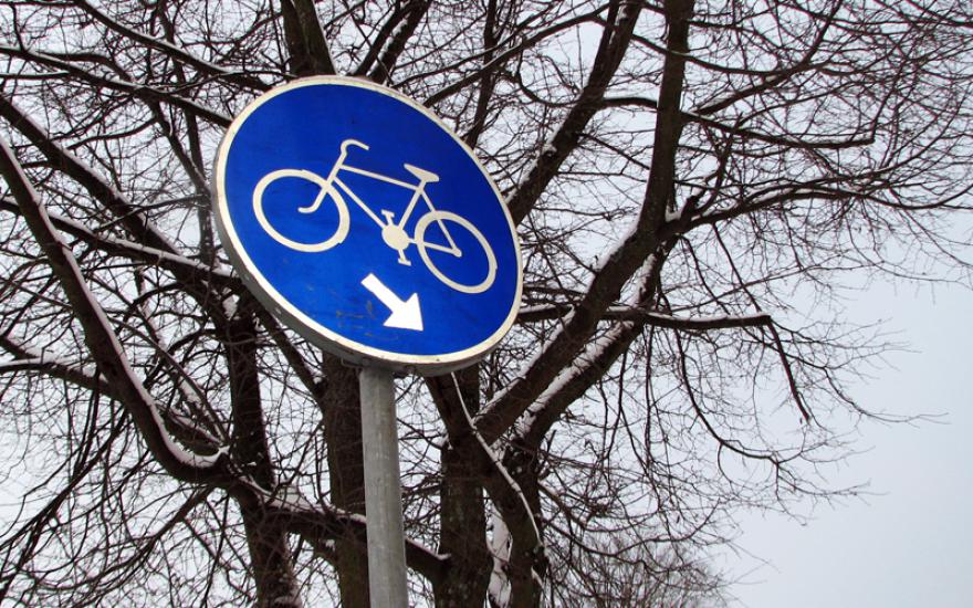 В России введены полосы для велосипедистов и диагональные пешеходные переходы