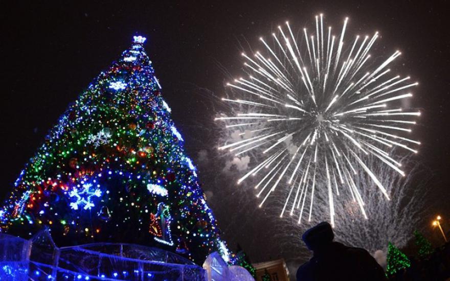 Курган готовится к Новому году: 14-метровая ёлка и новая резиденция Деда Мороза
