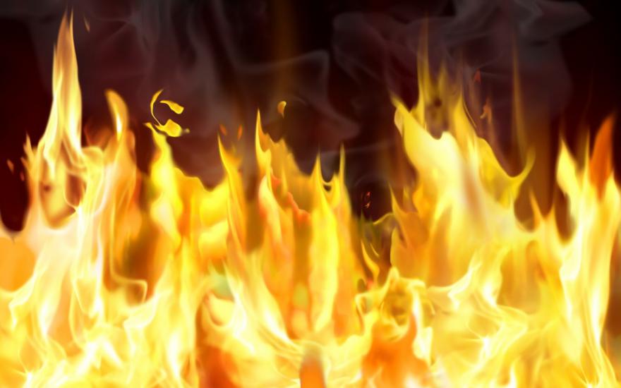 В Курганской области в пожаре погибли трое детей