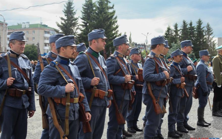 В Шадринске реконструируют битву в румынских Карпатах