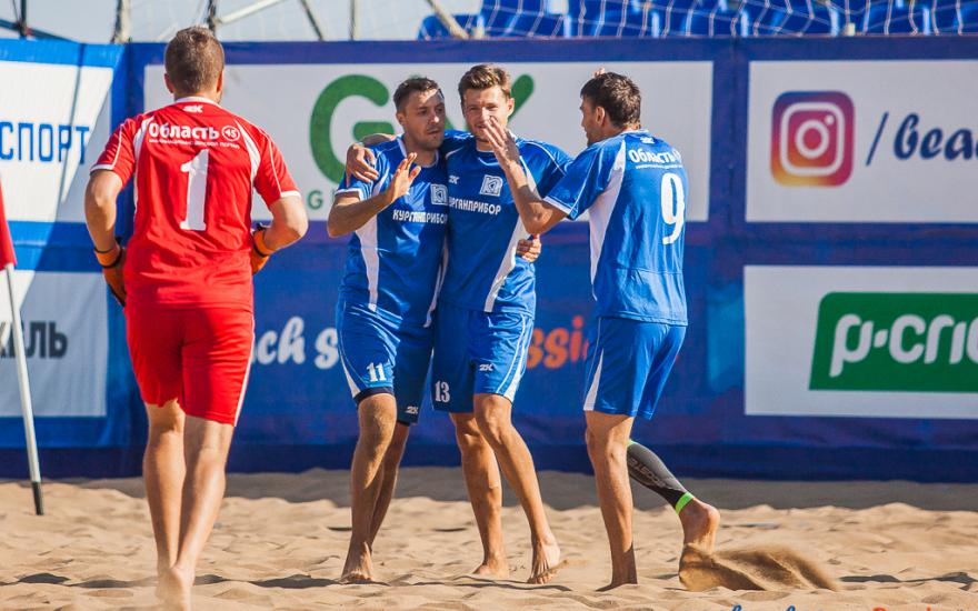 «Курганприбор» стартовал с победы на Кубке России по пляжному футболу