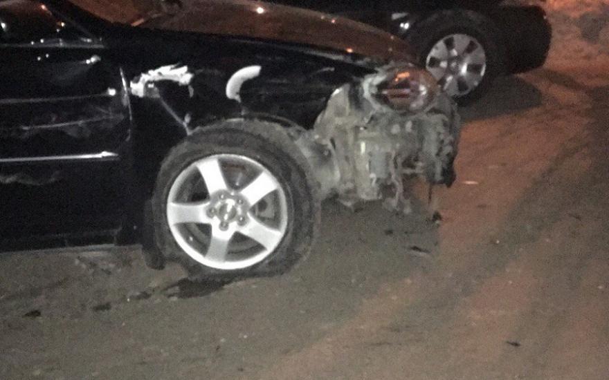 Пьяный водитель в Зауралье разбил 9 машин.