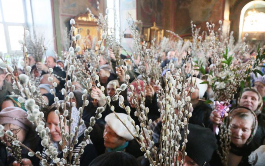 Православные христиане сегодня встречают Вербное воскресенье