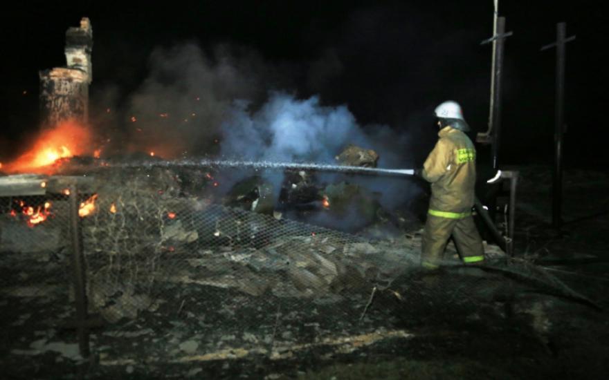 В Курганской области сгорело 14 жилых домов. Есть погибший.