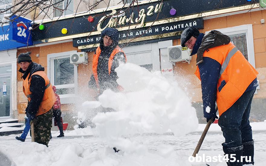 С курганских улиц вывезли 666 тонн снега