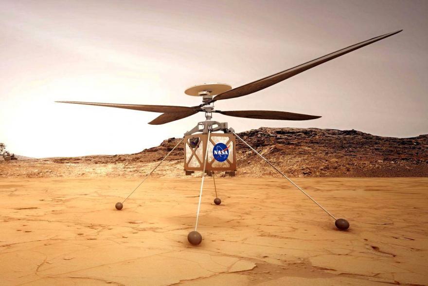На Марс отправят вертолет
