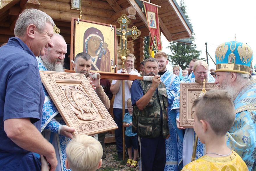 В Чимеевском монастыре появились новые иконы с Афона
