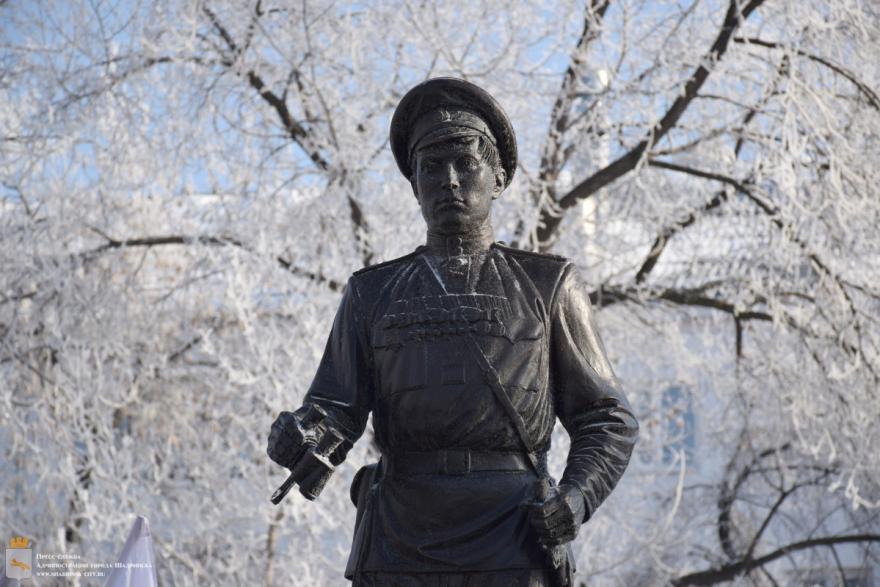 В Шадринске открыли памятник Герою Первой мировой войны