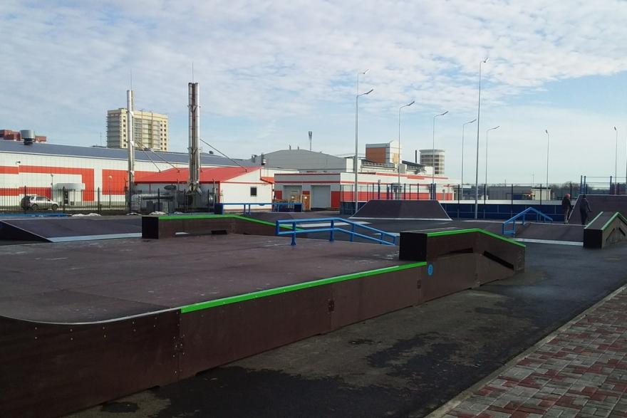 В Кургане появился второй скейт-парк