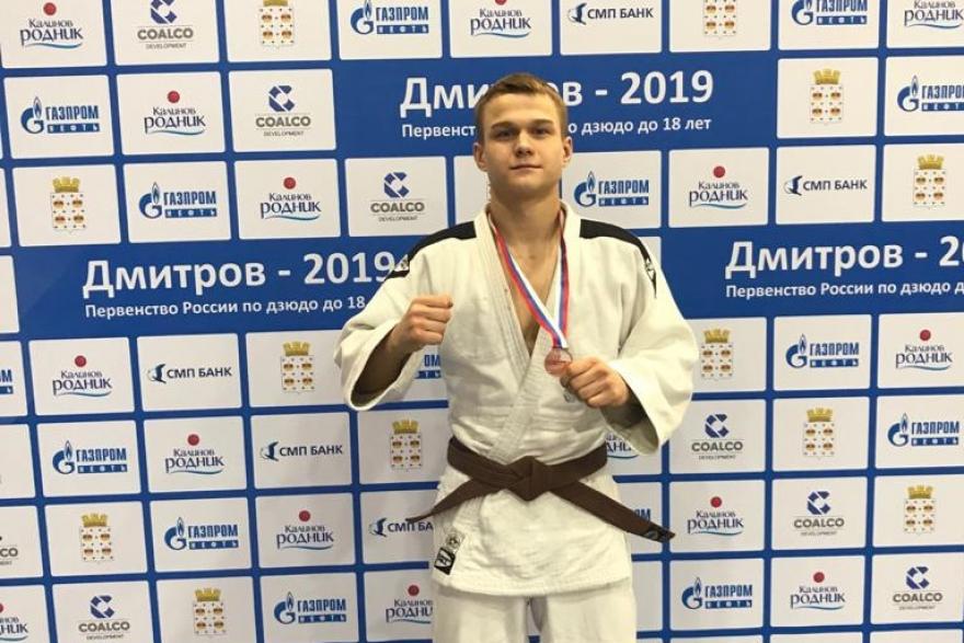 Курганец Данил Лаврентьев завоевал бронзу на первенстве страны по дзюдо