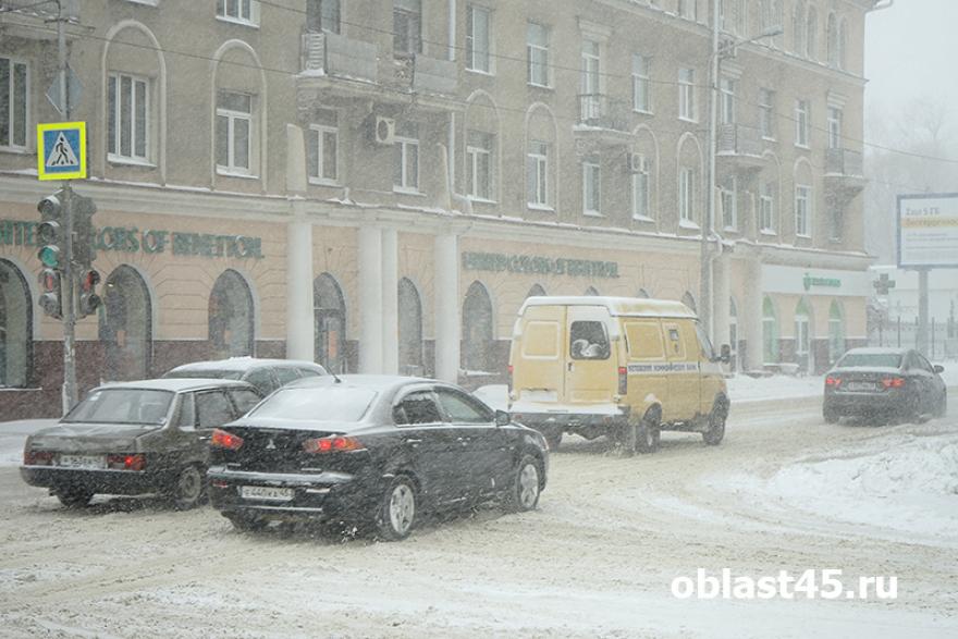 Зауральских водителей предупреждают о снегопадах и метелях