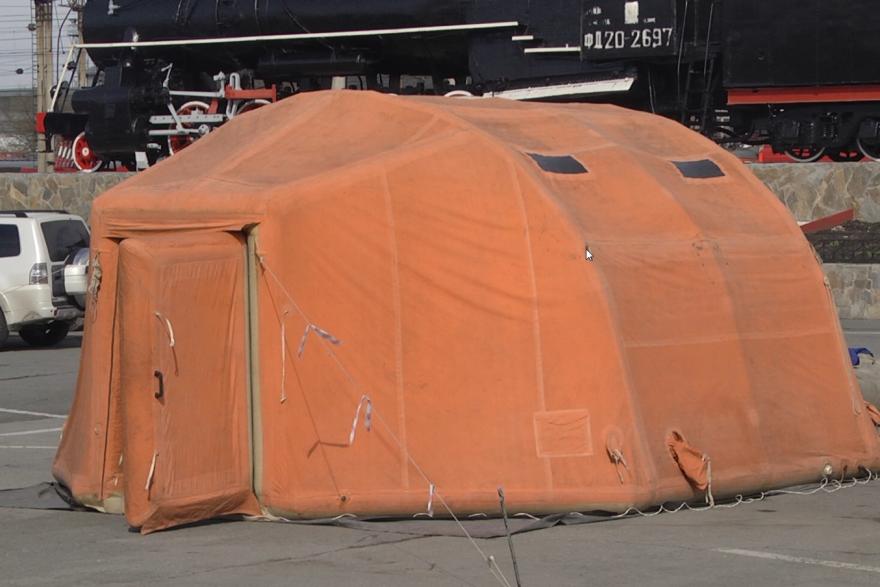 В палаточном госпитале в Кургане на коронавирус проверили 26 человек