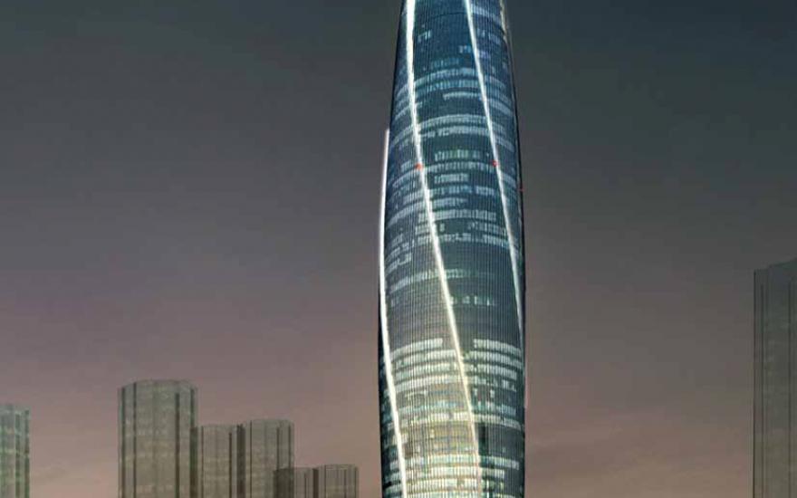 В Китае возведут небоскреб - «розу»