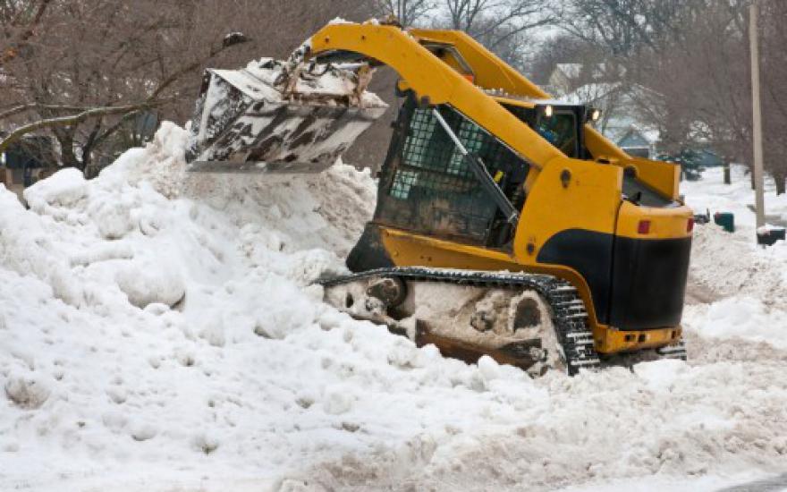 С курганских улиц вывезено около 20 тысяч тонн снега