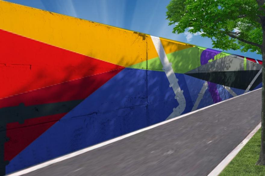 Курганские художники добавят ярких красок на забор и стены зданий 