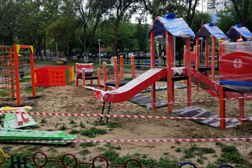 В курганском парке скоро будет новая детская площадка