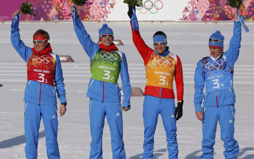 Российские лыжники завоевали первую медаль в Сочи