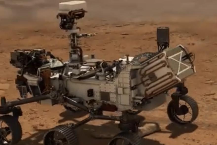 Получены снимки и первые звуки с Марса