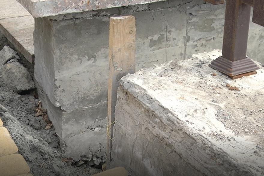 В Кургане при строительстве новой набережной подрядчик экономил на материалах