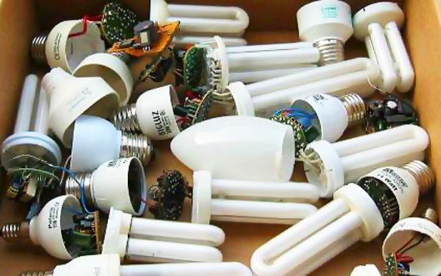 Где в Кургане принимают энергосберегающие лампы?
