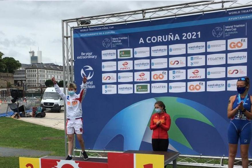 Спортсменка из Курганской области завоевала серебро на Кубке мира по триатлону 