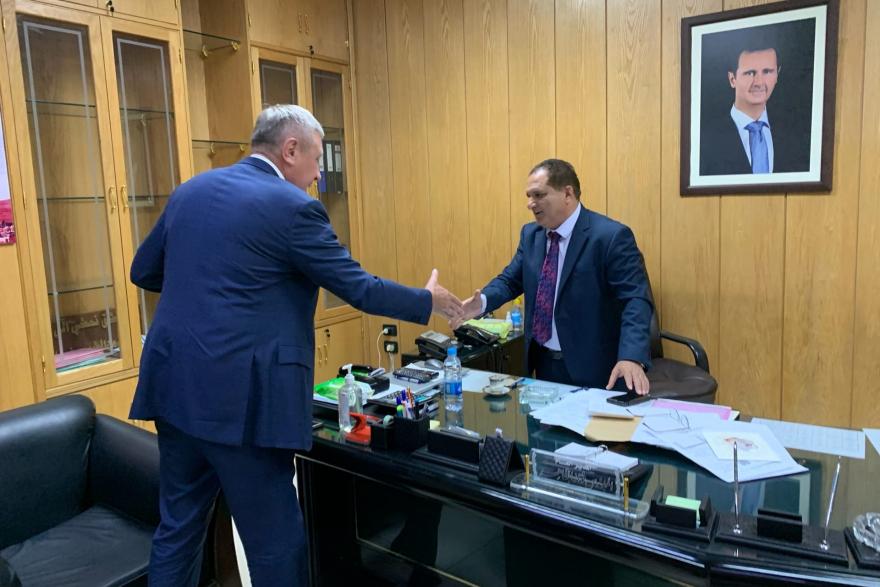 Курганский сенатор Сергей Муратов обсудил сотрудничество с министерством энергетики Сирии