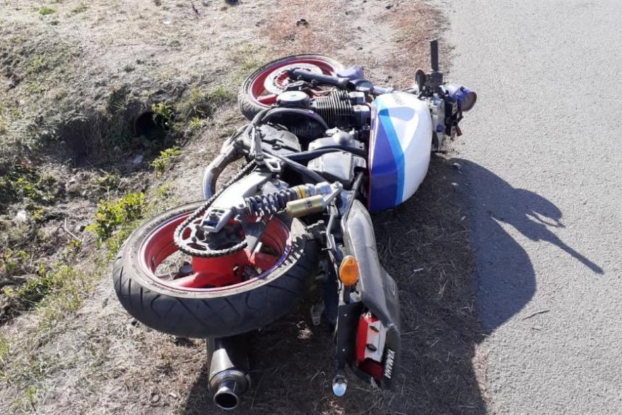 В Зауралье нетрезвый мотоциклист попал в аварию