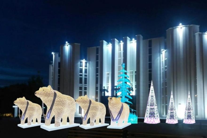 В Кургане появится семейство светодиодных медведей