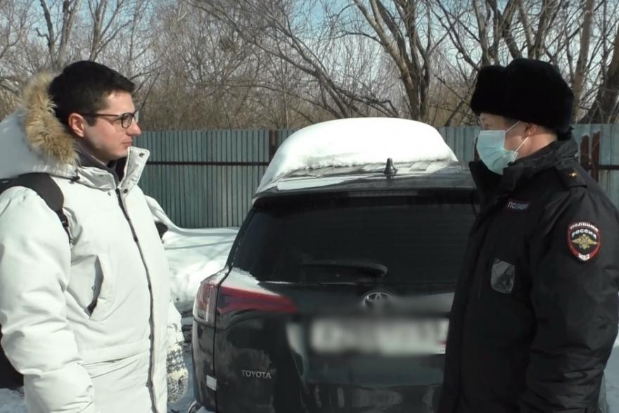 В Кургане нашли угнанную в Москве машину