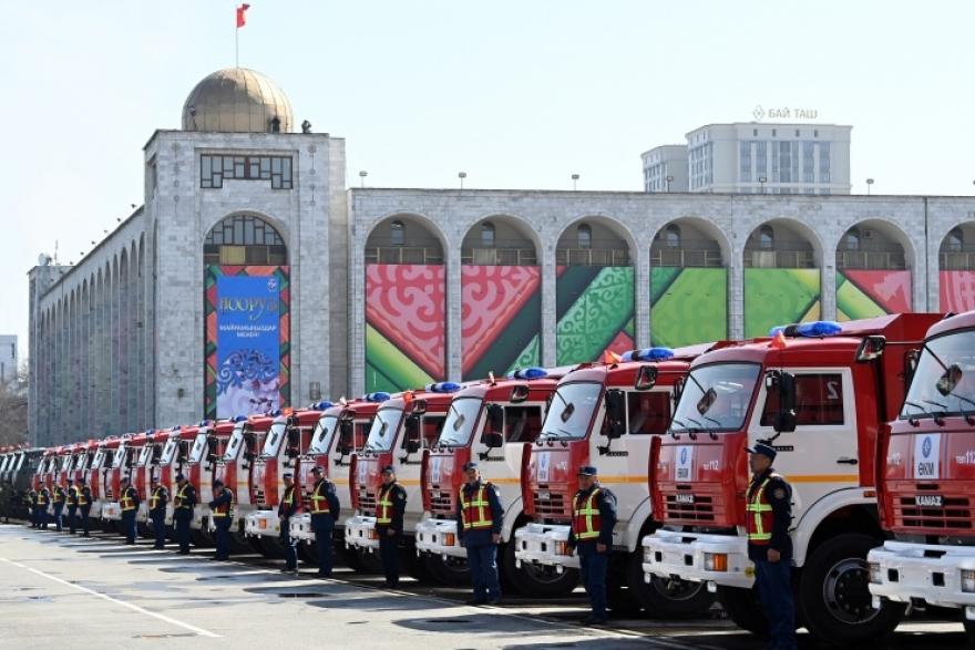 Пожарные машины, выпущенные в Зауралье, будут служить в Киргизии