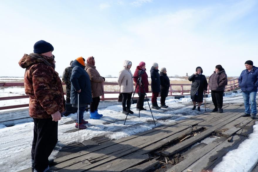 В Курганской области аварийный мост стал заботой активистов ОНФ