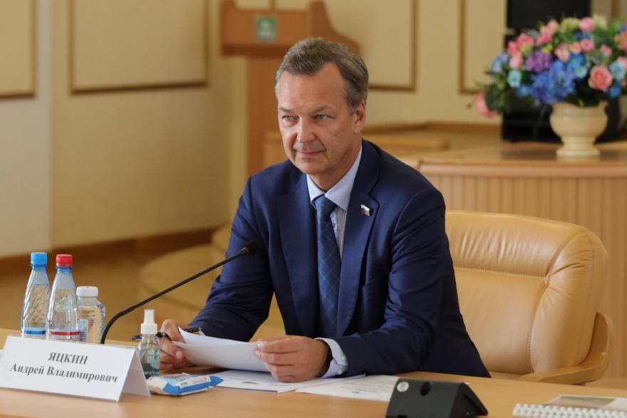 Прорыв Курганской области оценил зампредседателя Совета Федерации РФ Андрей Яцкин