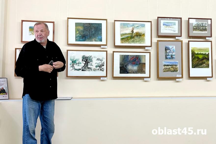 Художники Игорь и Надежда Щетинины открыли благотворительную выставку в Кургане
