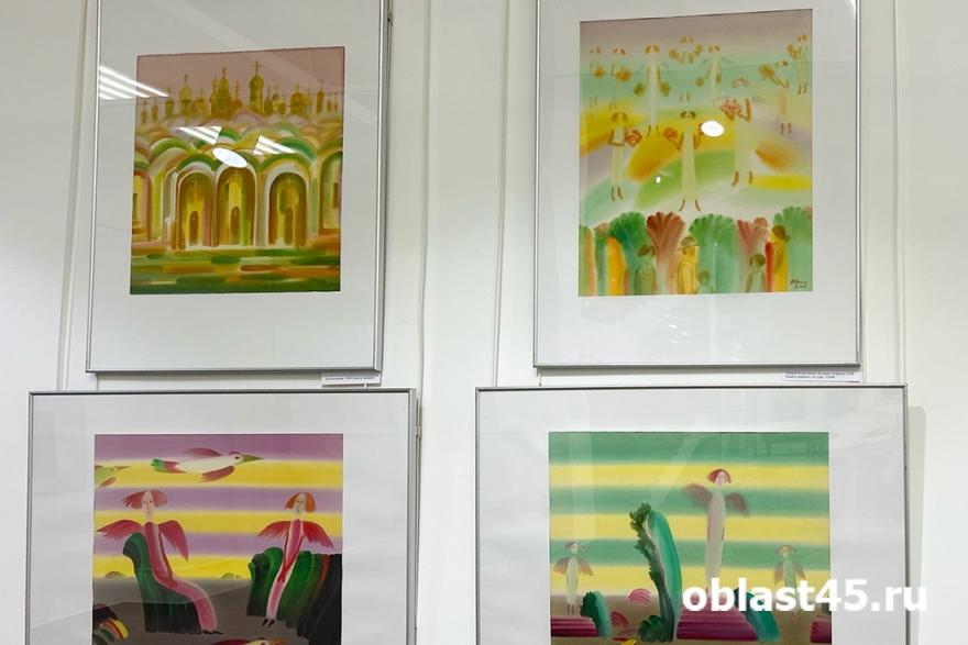 В Кургане открылась выставка памяти художника Василия Лесина