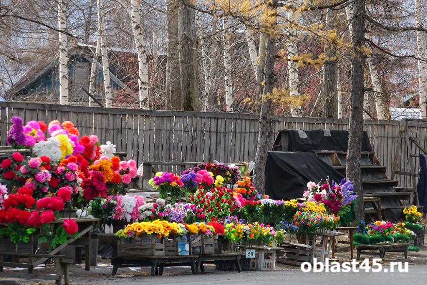Курганцам не рекомендуют приносить искусственные цветы на кладбище