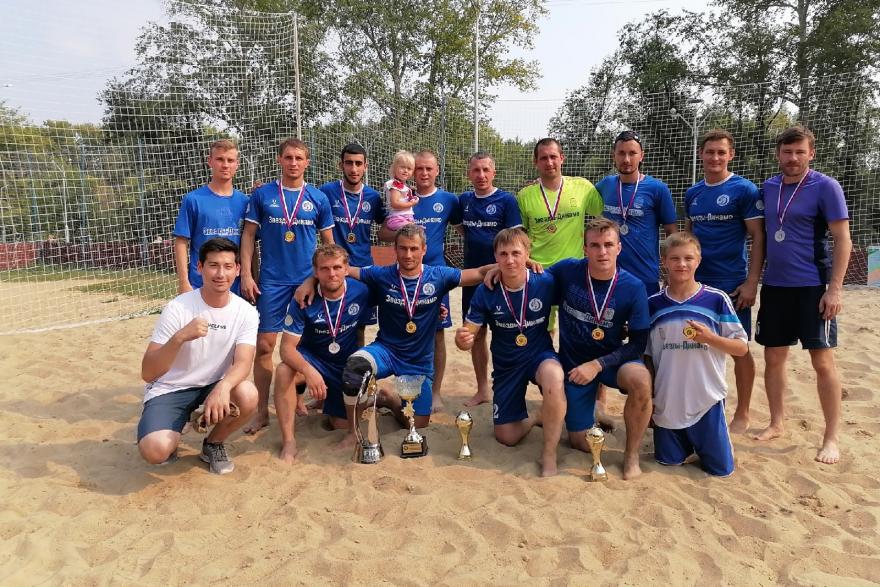 Курганцы завоевали путевку на Кубок России по пляжному футболу