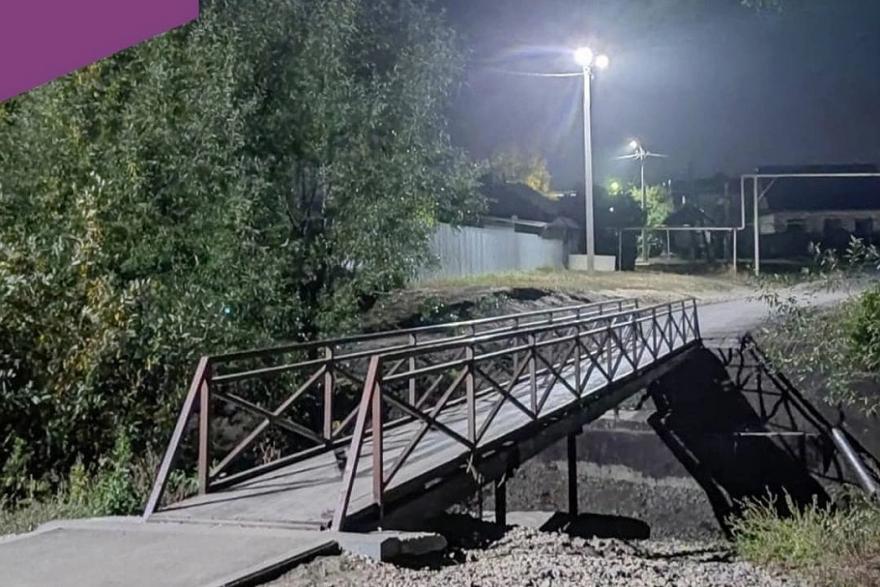Шадринцы дождались обновления моста через речку Канаш