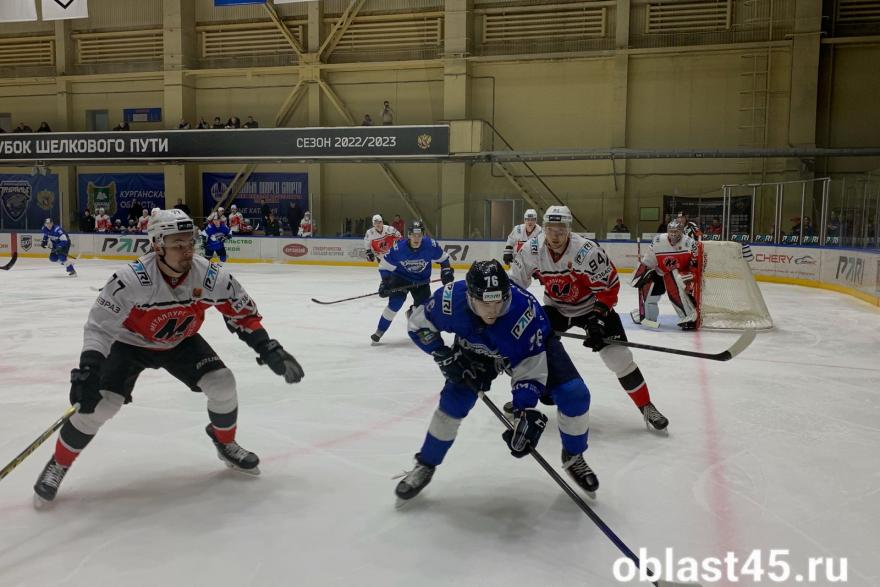 Курганские хоккеисты сенсационно обыграли новокузнецкий «Металлург»