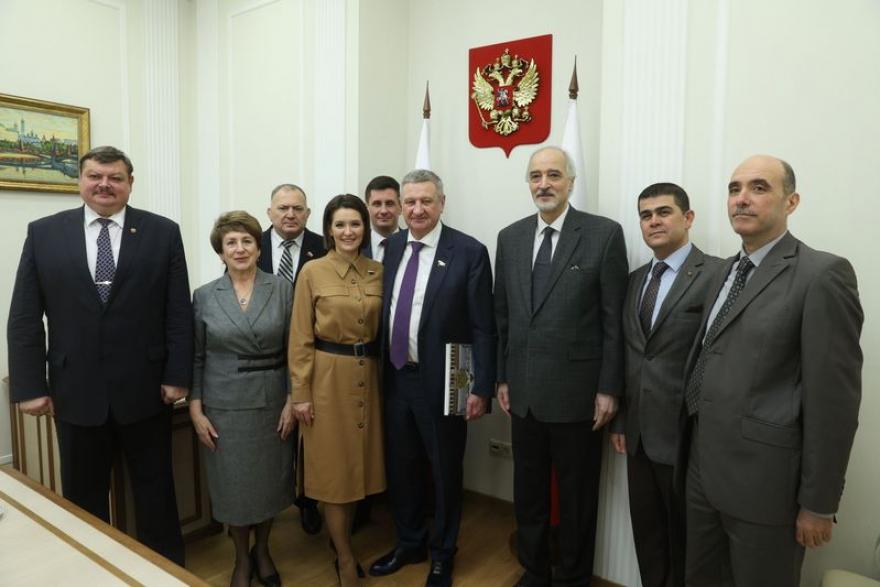 Сенатор Муратов встретился с послом Сирии в России