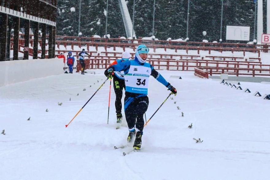 Зауральский огнеборец завоевал золото в лыжной гонке 