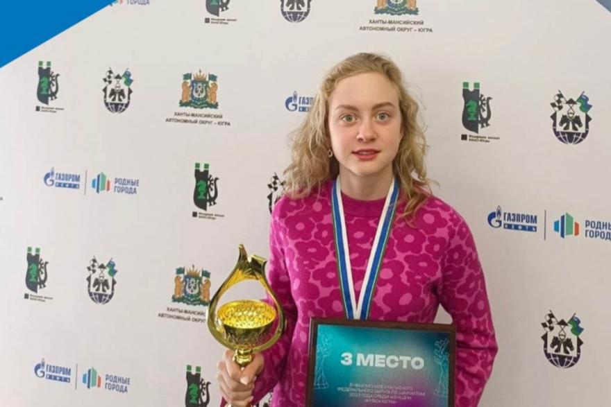 Курганская шахматистка стала бронзовым призёром чемпионата УрФО