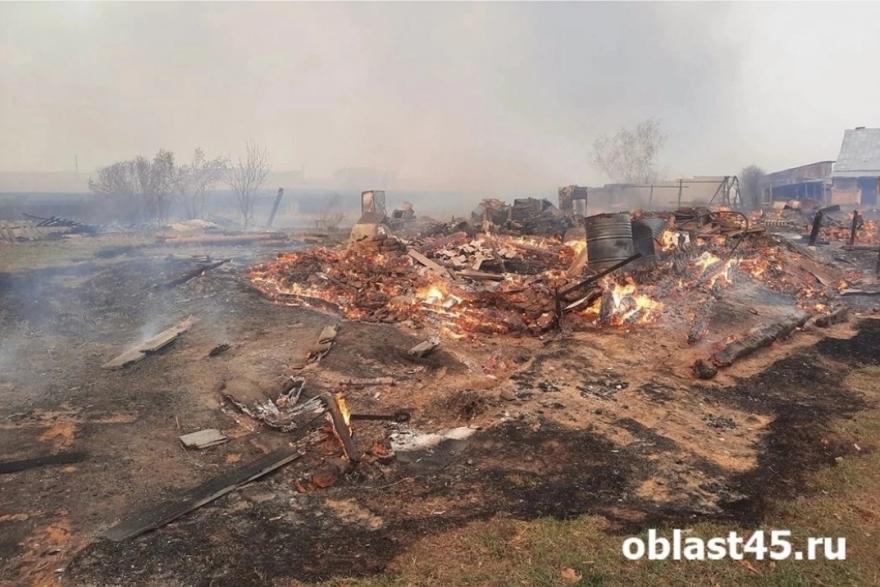 Пострадавшим от пожаров жителям Курганской области выплатят ущерб