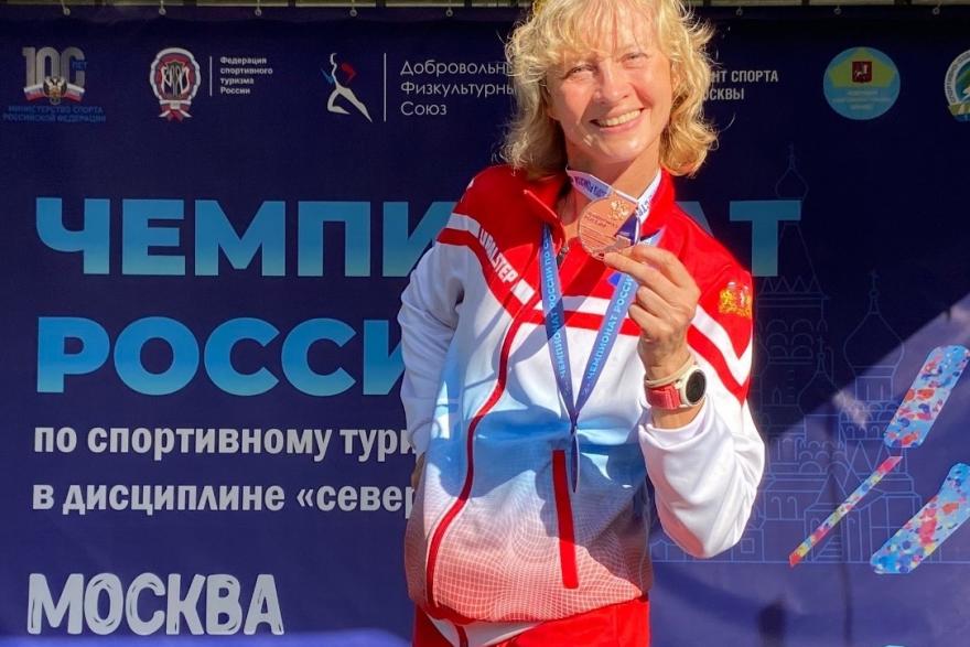 Курганская спортсменка стала призёром чемпионата России по северной ходьбе 