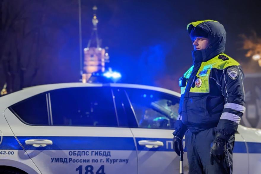 Зауральские полицейские обеспечили безопасность граждан в ночь на Рождество 