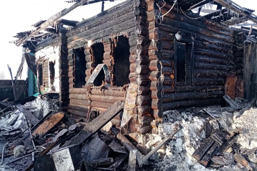 В Курганской области пожар унёс жизнь пенсионерки