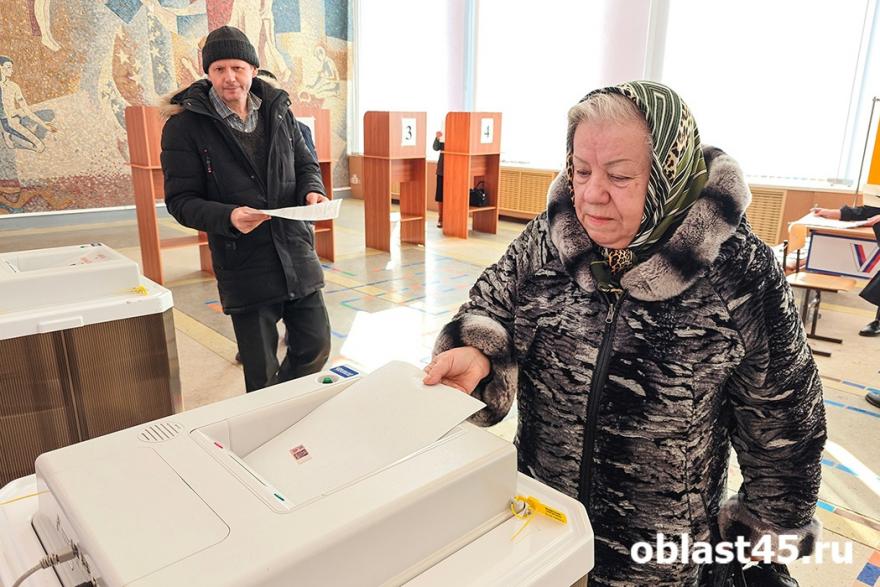 В Курганской области проголосовали на выборах президента больше трети избирателей