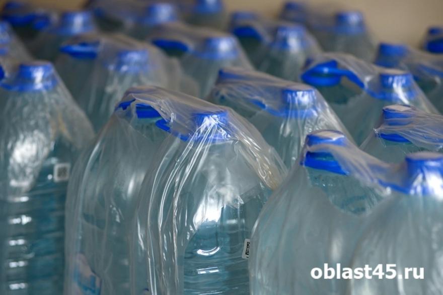 Общественники Кургана привезли 300 бутылок воды в подтопленное село 